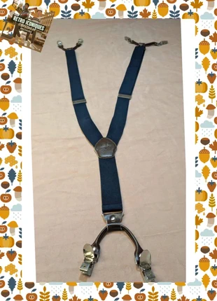 bretelles vintage adulte bleu marine cuir, marca: Vintage Dressing, estado: Muy bueno, 15,40 €, 16,87 € Protección al comprador Pro incluida