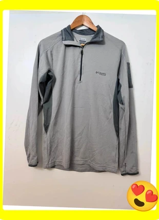 Pull technique Columbia Titanium gris, demi-zip, marke: Columbia, zustand: Gut, größe: S, 11,00 €, 12,25 € inklusive Vinted-Käuferschutz