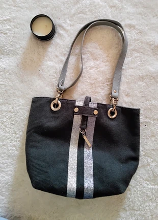 Sac a main gris réversible, marca: Boutique Parisienne, estado: Muy bueno, 9,00 €, 10,15 € Protección al comprador incluida