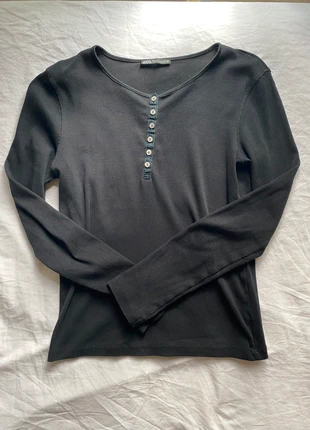 Zara Navy Blue Long-Sleeve Top 💙, brand: Zara, condizioni: Nuovo senza cartellino, taglia: L / IT 44 / EU 40, €8.50, €9.63 include la Protezione acquisti