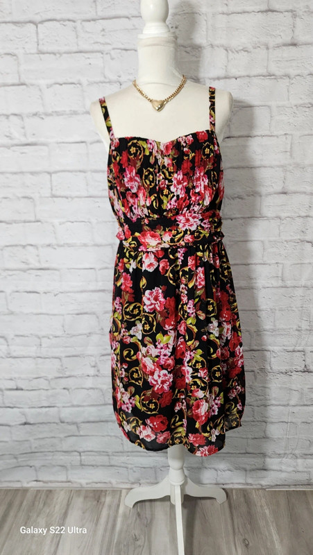 Torrid Floral Chiffon Dress 1