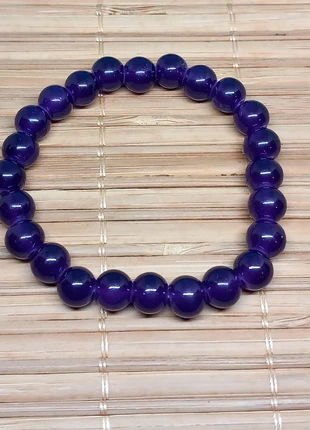 Bracelet en perles de verre couleur Améthyste, zustand: Neu, 1,00 €, 1,75 € beinhaltet Vinted-Käuferschutz Pro