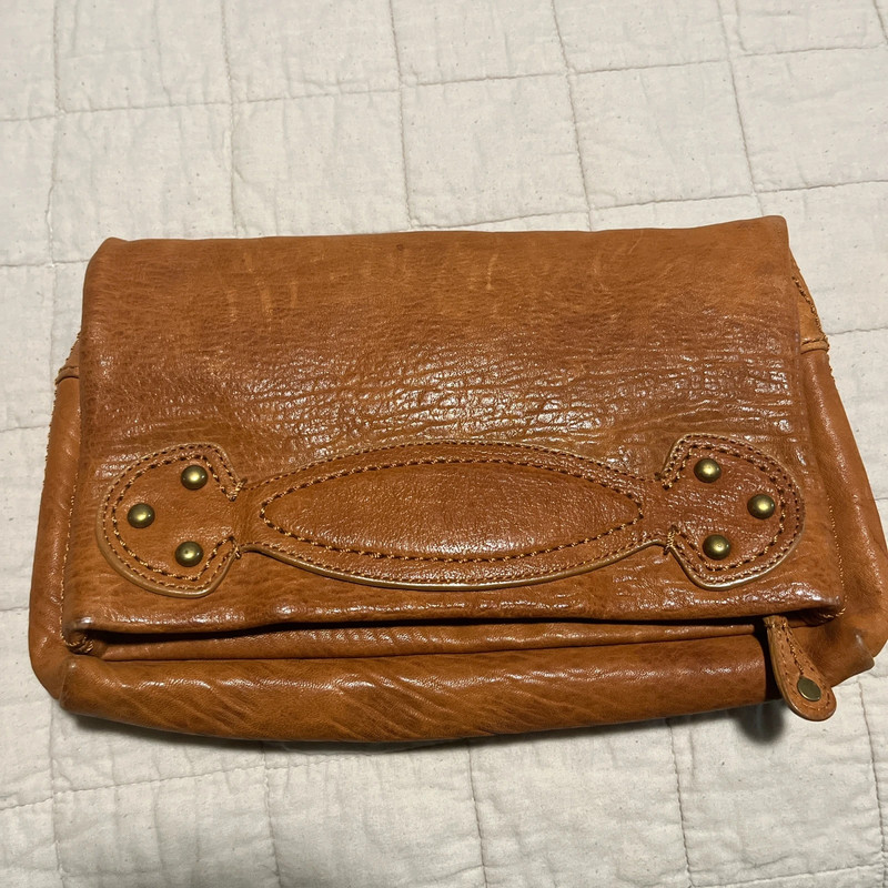 Leather clutch purse 1