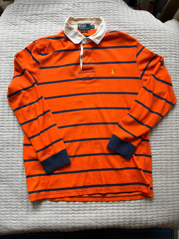 Polo Ralph Lauren Orange Rudgy Long Sleeve 1