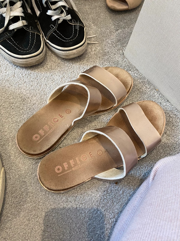 Office rose clearance gold sandals