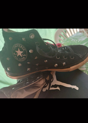 Converse nere velluto deals