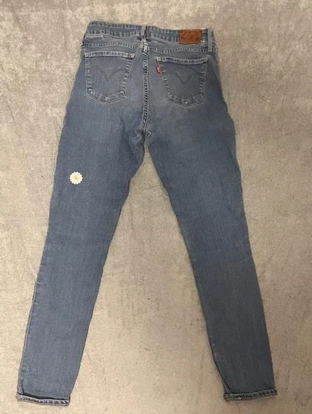 Jean Levi's 711 custom broderie - photo numéro 5