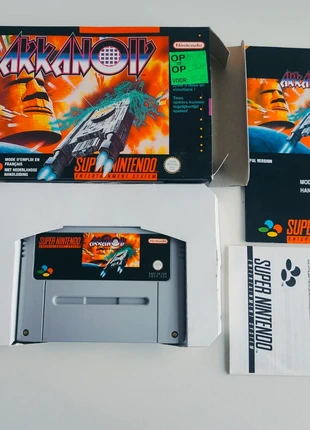 Arkanoid FAH Super Nintendo Snes Retro Jeux Vintage Sega Gaming 16bit nes n64, staat: Goed, € 89,95, € 95,15 inclusief Kopersbescherming Pro