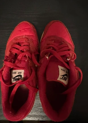 Red Nike Air Max 1, brand: Nike Air, condition: Good, size: 4, £15.00, £16.45 includes Buyer Protection