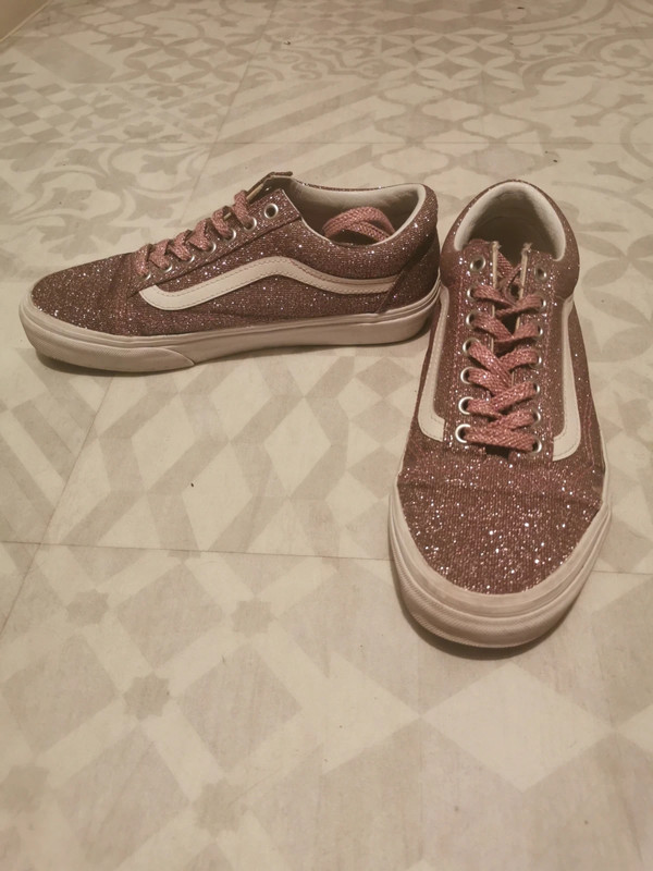 Vans lurex sale glitter authentic