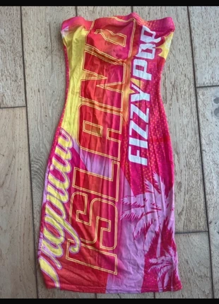 Festival Mesh Dress Rave Mesh Cover Up Multicolours, brand: PrettyLittleThing, condition: Very good, size: XS / 34 / 6, €4.00, €4.90 includes Buyer Protection