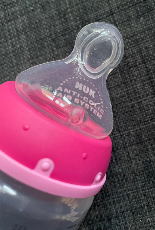 NUK Flasche Pink •• große Ausführung •• bis 300 ml •• wie neu 3
