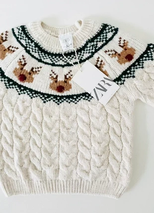 Pull de Noël Zara / 18 mois, brand: Zara, condizioni: Nuovo con cartellino, taglia: 12-18 mesi / 80 cm, €28.00, €30.10 include la Protezione acquisti
