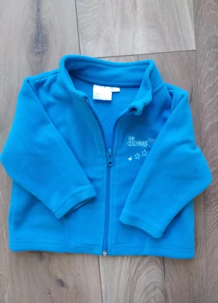 Blauefleece Jacke für Mädchen, merk: Impidimpi, staat: Heel goed, maat: 3-6 maanden / 62 cm, € 2,00, € 2,80 inclusief Kopersbescherming