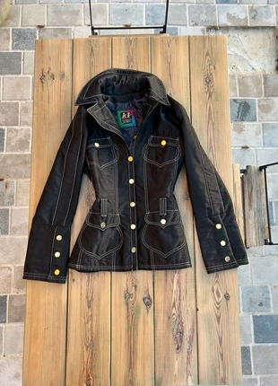 Veste cintrée vintage de créateur authentique année 1990, Kristina Popovitch, /S, marque: Vintage Dressing, état: Très bon état, taille: S / 36 / 8, 70,00 €, 74,20 € Protection acheteurs incluse