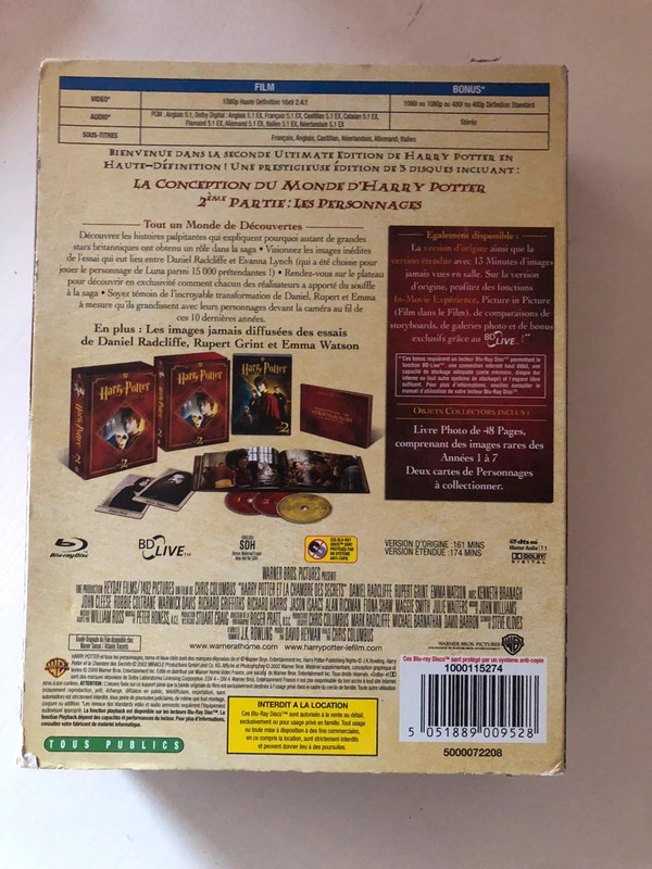 Harry Potter et la Chambre des Secrets [Ultimate Edition] Daniel