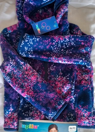 multicolour fleece jacket, marca: Lupilu, estado: Novo com etiquetas, tamanho: 18-24 meses / 86 cm, €4.00, €4.90 inclui Proteção do Comprador