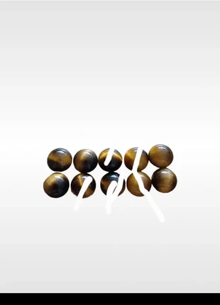 Cabochon en œil de tigre 10mm, marque: Pierre, état: Neuf sans étiquette, 1,50 €, 2,28 € Protection acheteurs (Pro) incluse