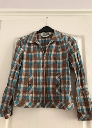 Chemise à carreau fermeture zip , marque: Christopher & Banks, état: Neuf sans étiquette, taille: S / 36 / 8, 8,00 €, 9,10 € Protection acheteurs incluse