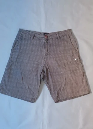 Vintage Y2K Rip Curl Pinstripe Walkshorts | Retro Surfer Chino Shorts Size 32, marca: Rip Curl, estado: Nuevo sin etiquetas, tamaño: W23 | ES 32, 6,99 €, 8,04 € Protección al comprador incluida