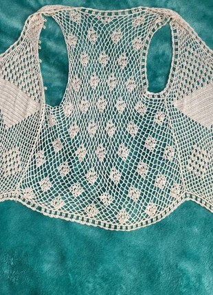 Chaleco de ganchillo con accesorios., marca: Vintage, estado: Muito bom, tamanho: M / 38 / 10, €12.00, €13.30 inclui Proteção do Comprador