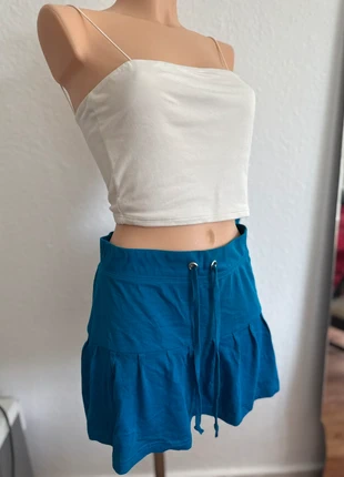 Y2k rock faltenrock stufenrock blau/grün, marque: y2k, état: Très bon état, taille: L / 40 / 12, 10,00 €, 11,20 € Protection acheteurs incluse