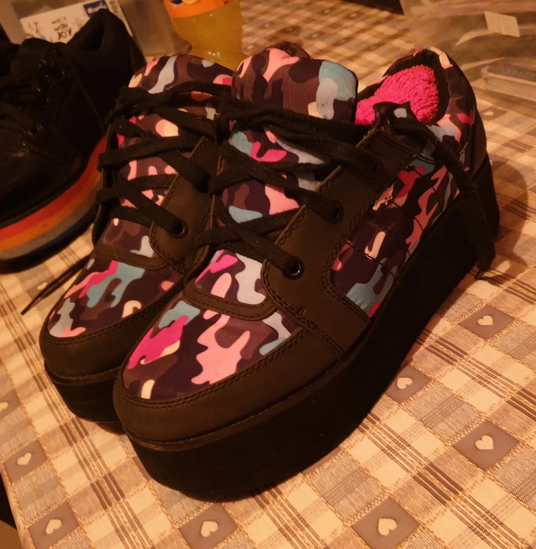 Retro Rocket Dog camo wedge platform Trainers sneakers UK 4.5 Vinted
