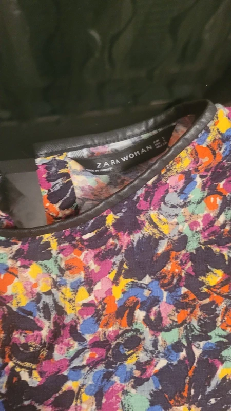 Haut zara femme taille s fleurie - photo numéro 2