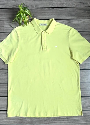 Scotch & Soda gele polo – maat L – lichte vlekjes, merk: Scotch & Soda, staat: Heel goed, maat: L, € 10,00, € 11,20 inclusief Kopersbescherming Pro