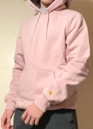 Pull sweat à capuche veste Carhartt rose saumon taille M L femme vintage, brand: Carhartt, condizioni: Ottime, taglia: L / IT 44 / EU 40, €49.00, €52.15 include la Protezione acquisti