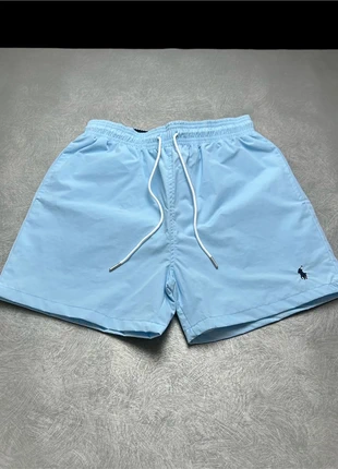 Short de bain Ralph Lauren maillot de bain | Bleu clair logo brodé Bleu marine | Taille M Homme, marke: Ralph Lauren, zustand: Sehr gut, größe: M, 36,00 €, 38,50 € inklusive Vinted-Käuferschutz