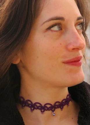 Collier ras du cou, fait main, neuf, merk: Dreamcatcheuse Macramé, staat: Nieuw zonder prijskaartje, € 20,00, € 21,70 inclusief Kopersbescherming Pro