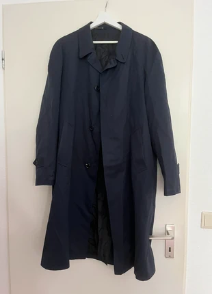 Trenchcoat Blau, merk: Vintage Dressing, staat: Heel goed, maat: M, € 65,00, € 68,95 inclusief Kopersbescherming