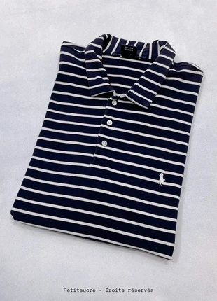 Polo T-shirt Polo Ralph Lauren Marinière Femme Bleu Marine 100% coton - Taille L /881B, marca: Ralph Lauren, estado: Muy bueno, tamaño: L / 40 / 12, 29,00 €, 31,15 € Protección al comprador Pro incluida