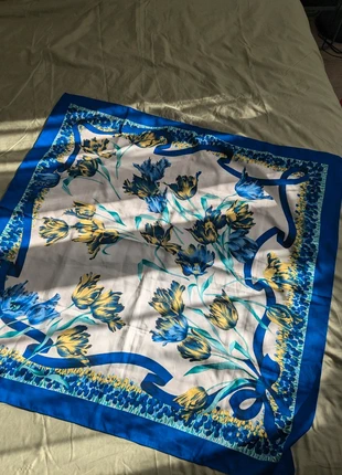 Foulard bleu, brand: Vintage, condition: Very good, €1.50, €2.28 includes Buyer Protection