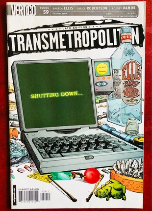 Transmetropolitan #59 - October 1992 - Ellis/Robertson - DC Vertigo Comics, estado: Bueno, 3,00 €, 3,85 € Protección al comprador incluida