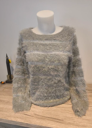 pull mi saison gris et argenté taille 40, brand: Giovane, condizioni: Ottime, taglia: L / IT 44 / EU 40, €8.00, €9.10 include la Protezione acquisti