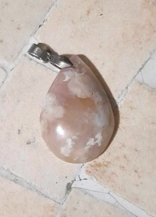 Pendentif agate fleur de cerisier, brand: sans marque, condizioni: Ottime, €18.00, €19.60 include la Protezione acquisti