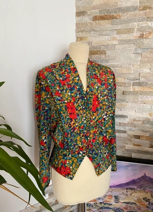 Blouse chemisier vintage imprimé liberty à boutons Marcelle Griffon 38/40 femme tbe, brand: Marcelle Griffon, condition: Very good, size: M / 38 / 10, €10.00, €11.20 includes Buyer Protection