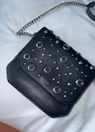 Black studded bag, brand: Zara, condition: New without tags, €8.00, €9.10 includes Buyer Protection