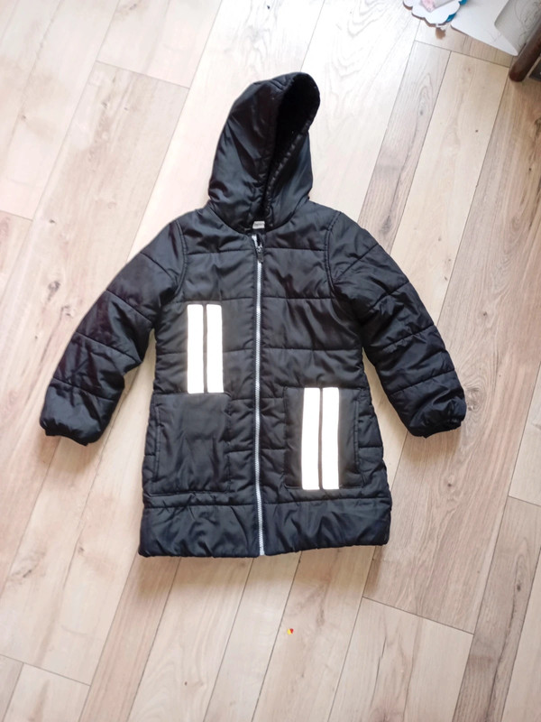 Parka noire taille 8 ans