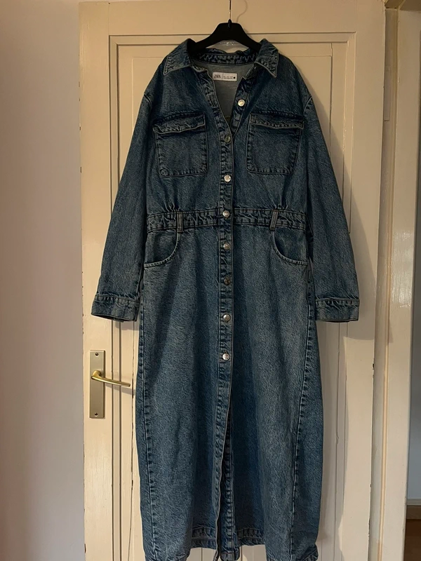Robe longue jean zara