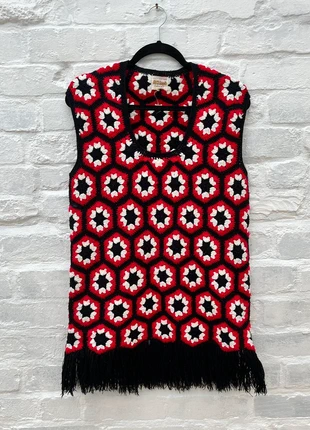 Tri-Colour Knit Jumper Mini Dress, brand: Vintage Dressing, condition: Very good, size: M / 10, £27.00, £29.05 includes Buyer Protection