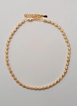 Gold Plated Teardrop Cubic Zirconia Choker, brand: Gold Plated Teardrop Cubic Zirconia Choker, condition: New without tags, £18.00, £19.60 includes Buyer Protection