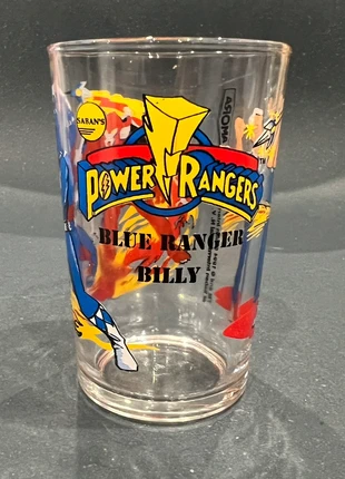 Verre à eau amora moutarde power rangers Blue ranger Billy années 90 vintage, marca: Power Rangers, estado: Novo sem etiquetas, €5.00, €5.95 inclui Proteção do Comprador