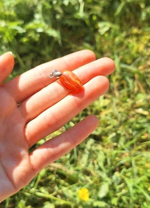 Pendentif en Cornaline idée cadeau, marque: Pierre, état: Neuf sans étiquette, 8,00 €, 9,10 € Protection acheteurs incluse