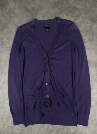 Cardigan En Col V Tommy Hifilger Violet | Logo Brodé | Taille S Femme, marque: Tommy Hilfiger, état: Très bon état, taille: S / 36 / 8, 18,90 €, 20,55 € Protection acheteurs incluse