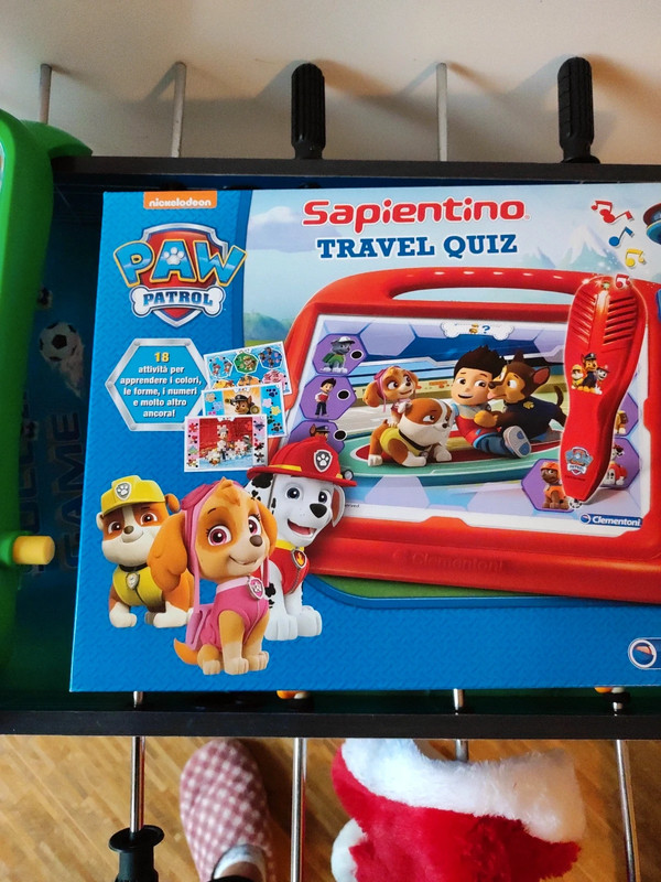 SAPIENTINO PAW PATROL TRAVEL QUIZ 4-6 ANNI