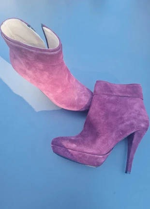 Bottine à talons chaussures style velours , brand: Style, condition: Very good, size: 37, €5.00, €5.95 includes Buyer Protection