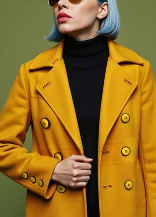 Phard Abrigo ¾ Lana Mostaza Talla M, merk: Phard, staat: Heel goed, maat: M / 38 / 10, € 33,90, € 36,30 inclusief Kopersbescherming